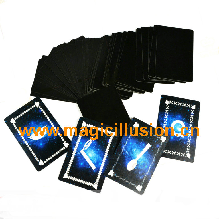 Super predict Black card Magic Trick Toys